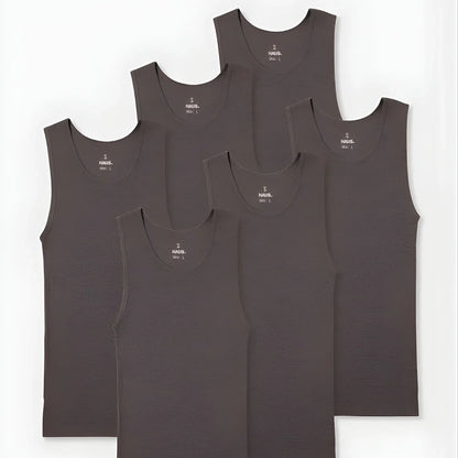 Premium Ultra-Soft Cotton Fitted Tank Top 3-Pack Bundle